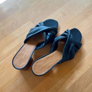 MANSUR GAVRIEL Dark Blue Mule size 37/6.5